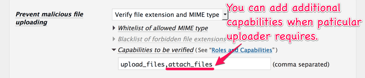 Prevent malicious file uploading