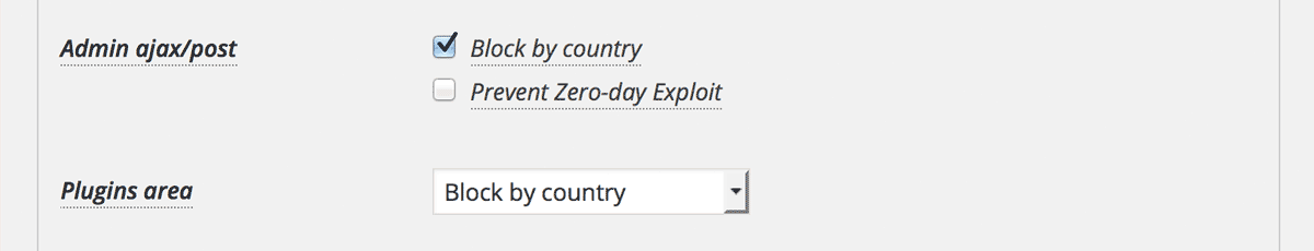 Block by country